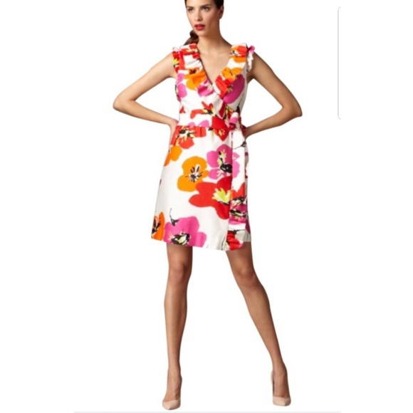 kate spade Dresses & Skirts - Kate Spade Wrap Floral Multi Aubrey Dress